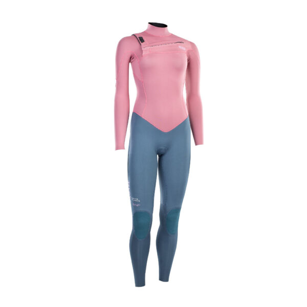 Гидрокостюм ION Wetsuit Semidry 3/2 FZ DL жен. (4537) (розовый/серый)