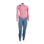 Гидрокостюм ION Wetsuit Semidry 3/2 FZ DL жен. (4537) (розовый/серый)