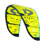 Кайт DUOTONE KITE REBEL SLS 2025, C01: lime/dark-grey (скл.СП)
