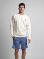 Толстовка DUOTONE Sweater CB undyed men (44252-5210) белый 2025 — изображение 3