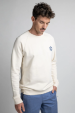 Толстовка DUOTONE Sweater CB undyed men (44252-5210) белый 2025 — изображение 4